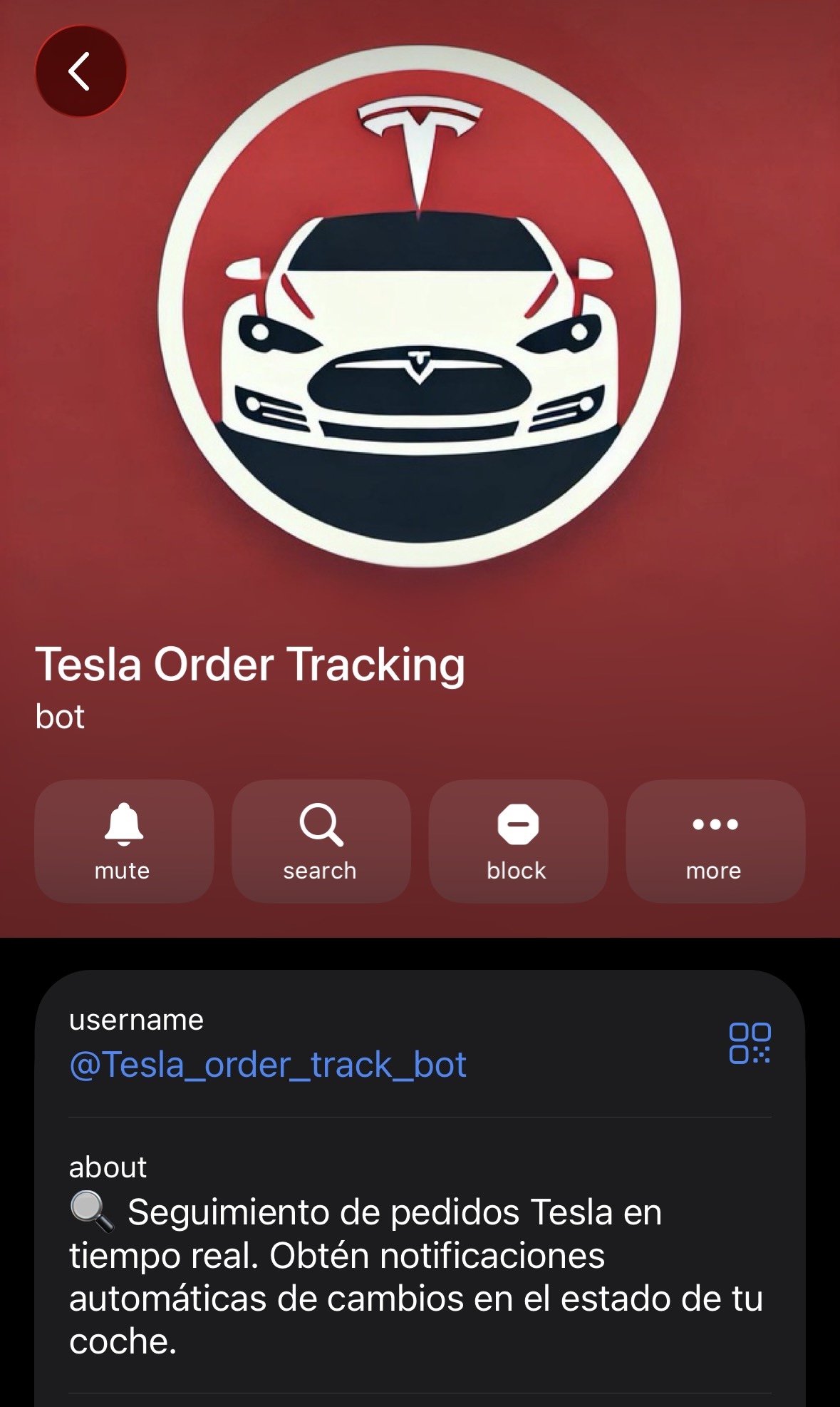 telegram bot profile